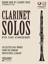 Rubank Book of Clarinet Solos Intermediate Level - Book with Online Media Access cover